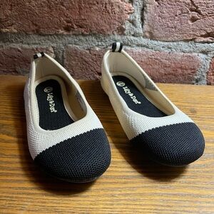 Lily & Dan Girls Recycled Material Ballet Cat Flats Size 9/10